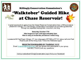 Walktober Hike Information